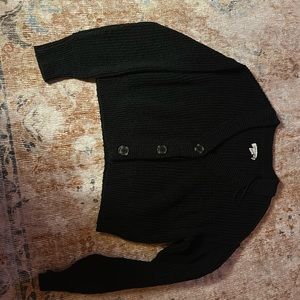 American Eagle Women’s Black Crop Sweater